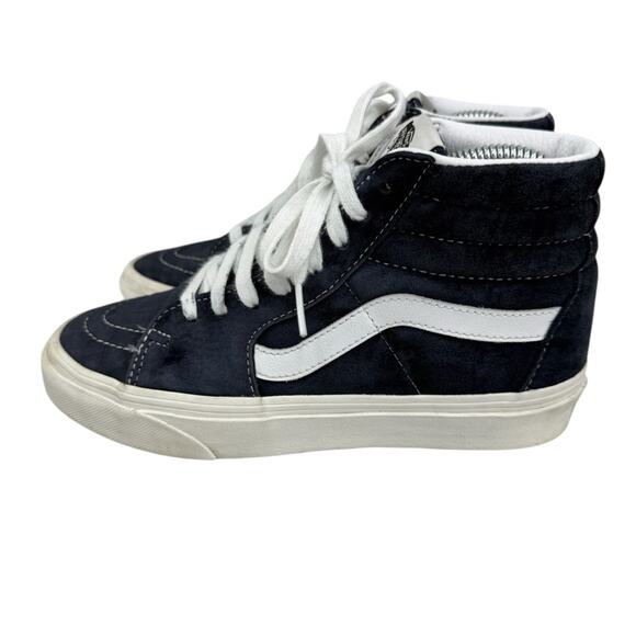 VANS Unisex Sk8 Hi Heiq Eco Dry Dupont Water Repellent Blue  Sneakers M5.5 W 7 - Picture 2 of 15